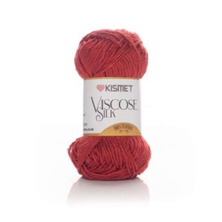 Kismet Yarns Viscose Silk - Colour 10 - Ruby Red