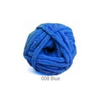 Elle Velour Solid - Blue