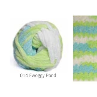 Elle Velour Print - Fwoggy Pond