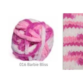 Elle Velour Print - Barbie Bliss