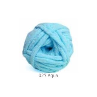 Elle Velour Solid - Aqua