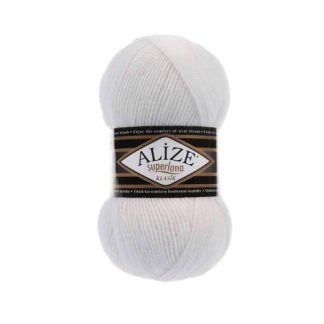 Alize Superlana Klasik - Colour 55 - White