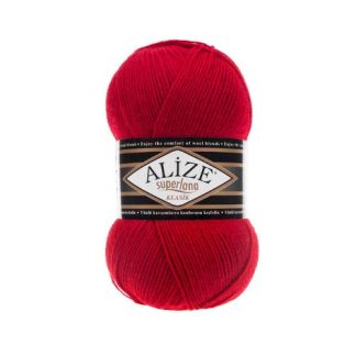 Alize Superlana Klasik - Colour 56 - Red