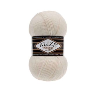 Alize Superlana Klasik - Colour 62 - Cream