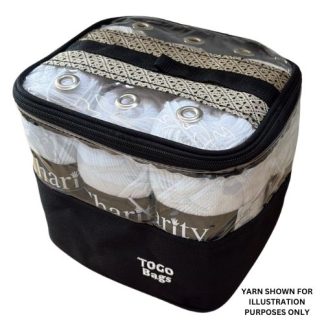 ToGo Yarn Bag - 6 Hole - Black