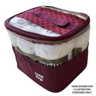 ToGo Yarn Bag - 6 Hole - Maroon